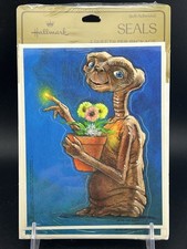 Vintage 1982 E.T. Hallmark Stickers The Extra-Terrestrial Movie NOS Universa