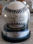 Denny McLain Signed Inscribed Mickey Mantle Baseball 31-6 1965 Beckett BAS