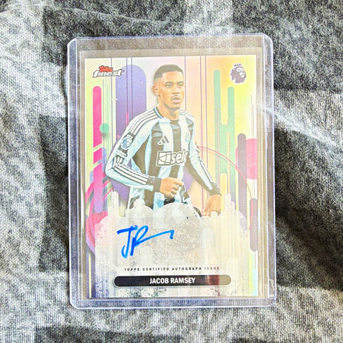 Topps Finest Premier League 2026 Jacob Ramsey Newcastle United Autograph FA-JR