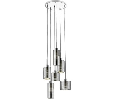 Z-Lite 911-6 Sempter Pendant, 6-Light 360 Total Watts, Chrome