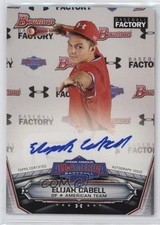 2022 Bowman Under Armour All-American Auto Elijah Cabell #UAA-5 Auto 2rd