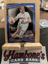 2025 Panini Prizm WNBA Blue Velocity NO. EMILY ENGSTLER