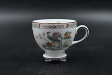 Wedgwood England Kutani Crane Kaffeetasse Tasse Blumenmotiv Porzellan &Oslash; 8,5 cm