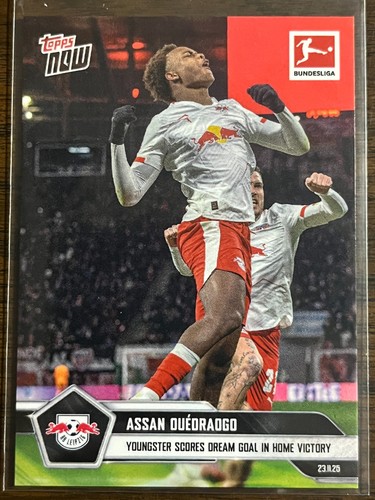 RB Leipzig – Assan Ouédraogo - 2025-26 Bundesliga Topps NOW® - Card 65 - PR: 294
