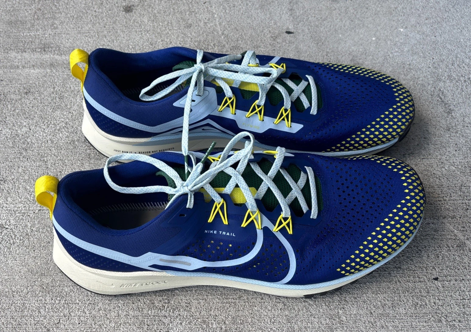 2022 Nike Blue Trail Running Shoes Men 15
