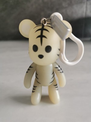 Schlüsselanhänger Popobe Bär weißer Tiger