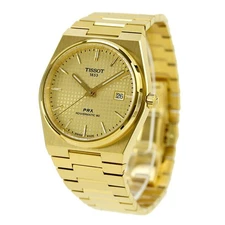 Unused TISSOT PRX T137.407.33.021.00 Champagne Powermatic 80 Men Watch in Box