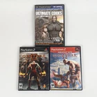 Playstation 2 God of War LOT - God of War 1, 2 & Ultimate Codes - Tested