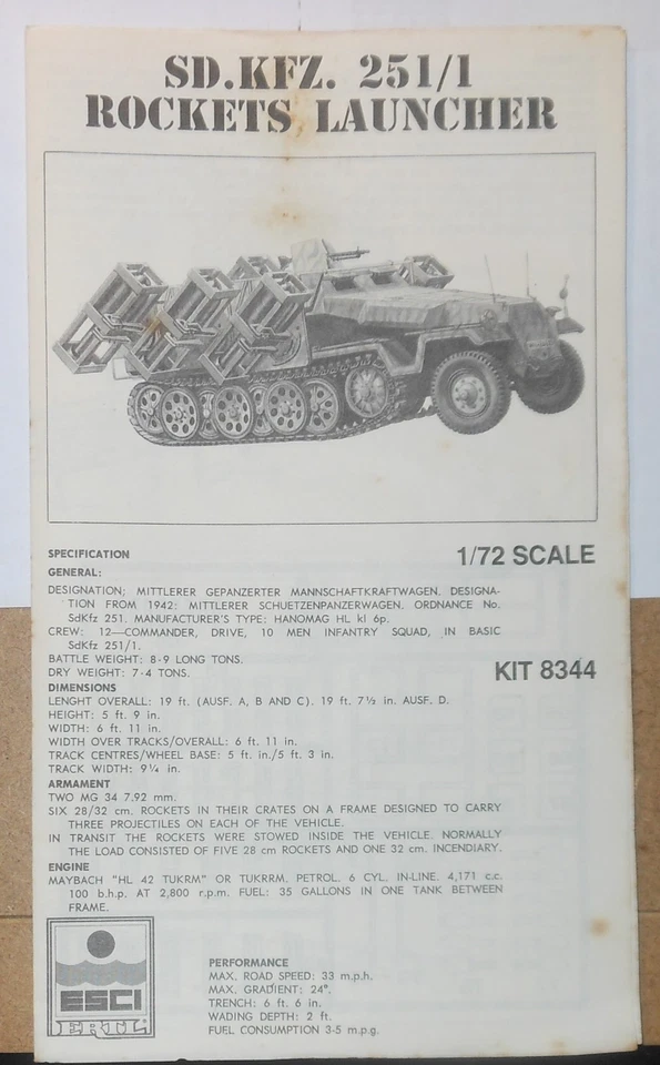 LOTTO 2 MODELLINI ESCI ART.8020 E 8344 - Immagine 4 di 4