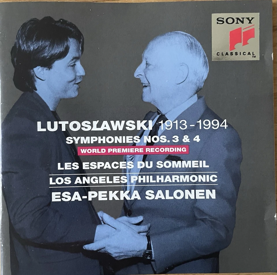 Witold Lutoslawski: Sinfonien Nr. 3 & 4 / Les Espace Du Sommeil