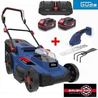 GÜDe Akku RasenmäHer Rm 36/43Mit 2 X Akku 4.0 Ah, Gras + Strauchschere LadegeräT