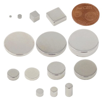 SBS  Neodym Magnet 2x1, 3x2, 5x3, 6x2, 8x3 vers. Menge Supermagnet extra stark