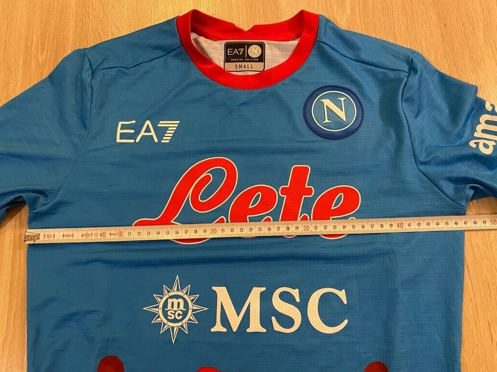 SSC Napoli Christmas Shirt 22/23 (S) Match Shirt [EA7 SSC Napoli Christmas Shirt 22/23 (S) Match Shirt [EA7