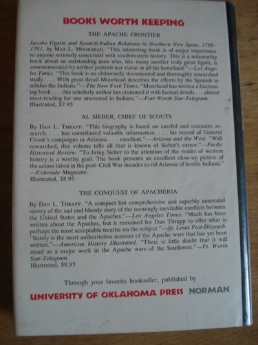 The Mescalero Apaches Sonnichsen, C. L..1973 hardback.second edition - Foto 12 di 12