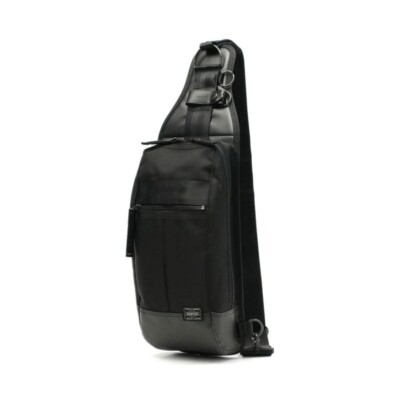 PORTER HEAT ONE SHOULDER BAG Yoshida Bag 703-08000 Black Japan Free Shipping NEW