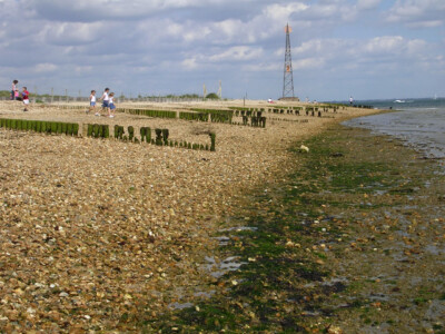 Foto 6x4 Stansore Point, Lepe Country Park A Navigations Leuchtfeuer Markierungen S c2005