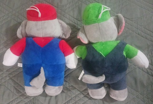 Super Mario Bros Wonder Plüschtiere Elefant Mario Luigi Stofftier Puppe Geschenke USA - Bild 5 von 14