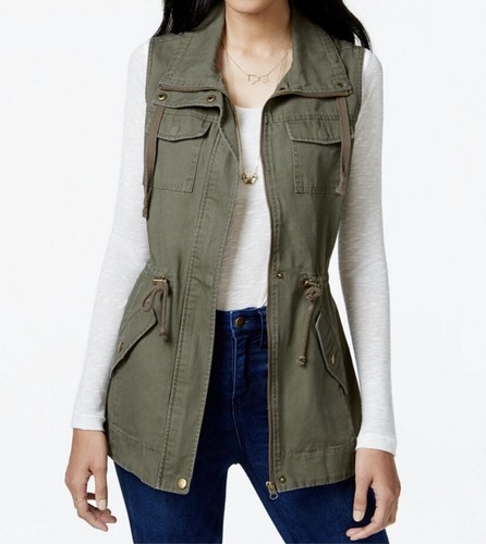 American Rag Green Utilty Cargo Vest 