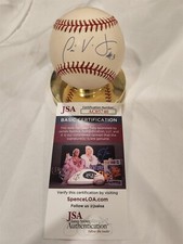 JOSE VIDRO signed OML baseball JSA COA EXPOS