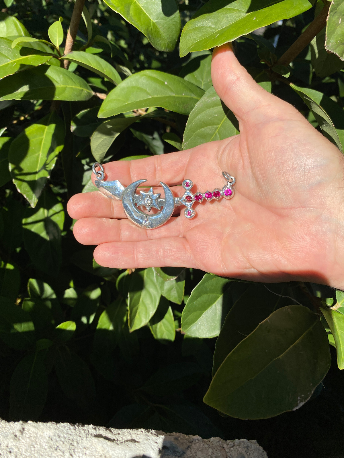 STUNNING  RUBY PENDANT--See details - image 3