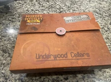 Murder Mystery Party Case Files Underwood Cellars Unsolved Mystery Detective