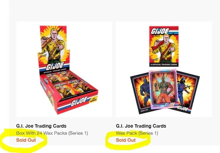 2023 SDCC 孩之宝 GI Joe Super 7 (24) 集换卡全套基础套装 G.I. — 第 3/3 张图片