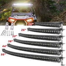 Curved Led Light Bar 20 26 32 38 44 50 Combo Spot Flood Offroad Fog Driving