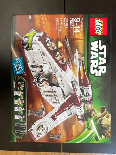 LEGO Star Wars: Republic Gunship (75021) Sealed in box; Mint Condition.