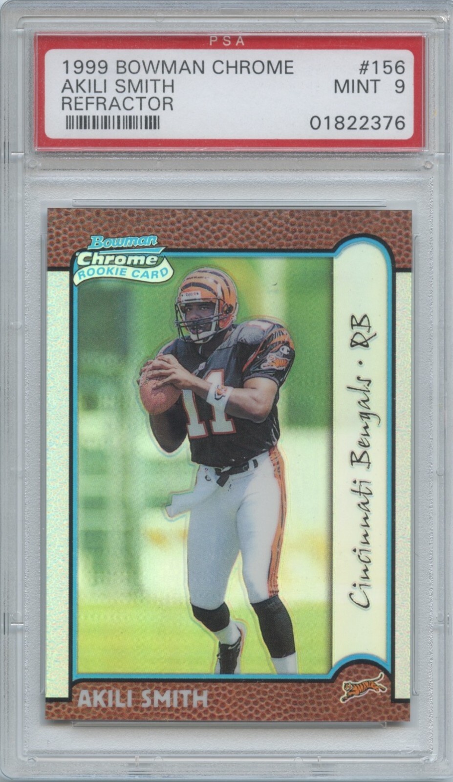 Akili Smith Bowman Chrome #156 Refractor