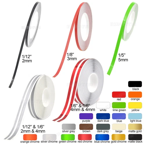 22 Colors Car Motorcycle Pinstriping Pin Stripe DIY Vinyl Tape Decals Sticker