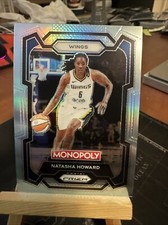2024 Panini WNBA Monopoly Prizm Natasha Howard Light Blue #/199 #49 Fever Wings