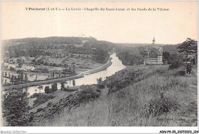 ADNP4-35-0322 - PLECHATEL - la levée - chapelle du sacré-coeur et les bor