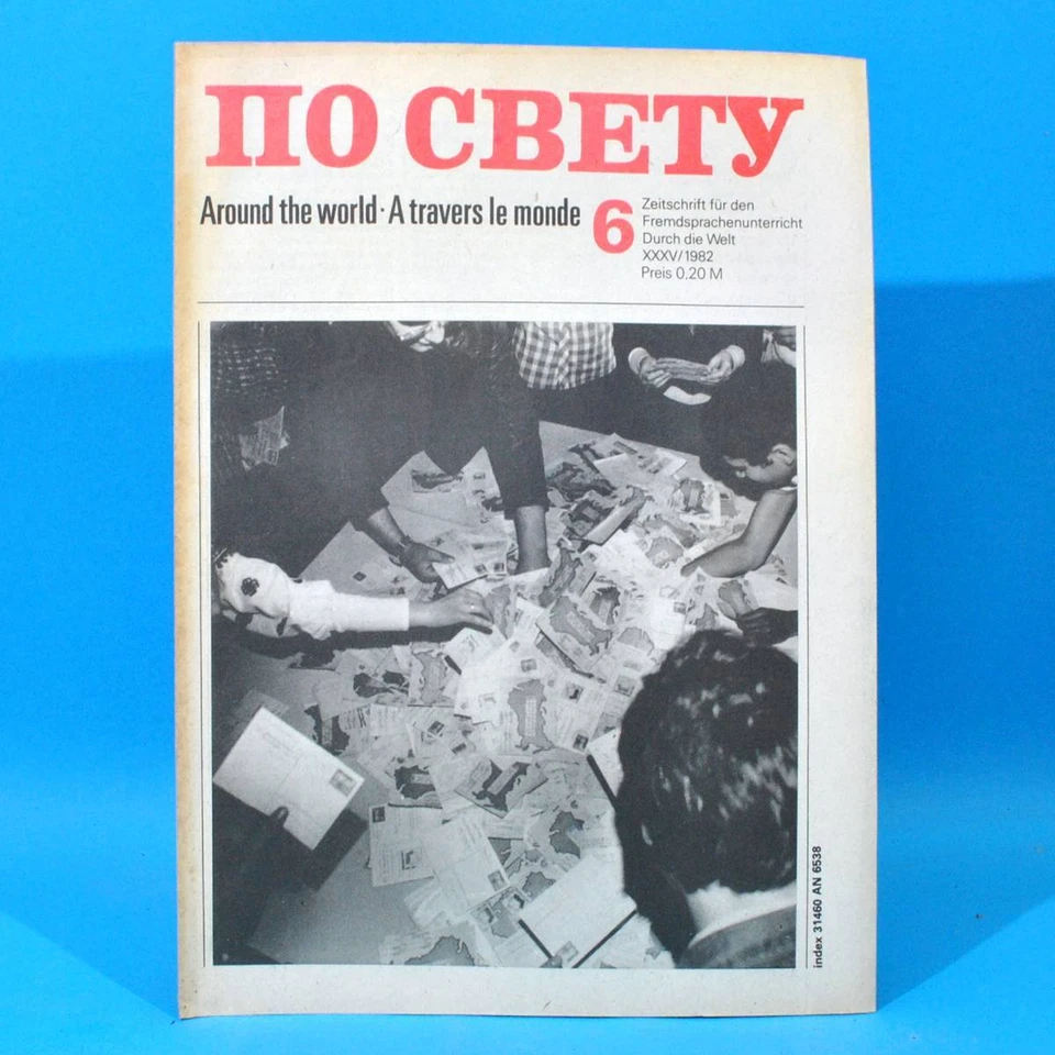 DDR Po swetu 6 von 1982 По свету | Russisch Englisch Französisch | Schulbuch - Bild 1 von 1