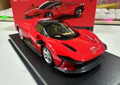 Bburago 1:43 Ferrari Daytona SP3 Diecast Metal Model Car Acrylic