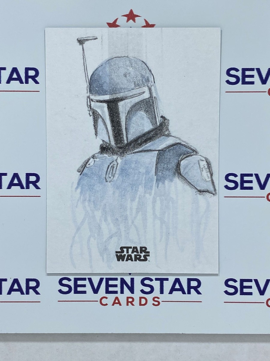 スターウォーズtopps マンダロリアン 直筆sketchカード 2021 Topps The Mandalorian Season 2 Sketch Card The