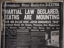 Lot3, 23in Microfiche of Dec 7, 1941 HONL Star-Bulletin"Japan Announces,,&Wallet