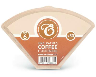 EDESIA ESPRESS Kaffeefilter Ungebleicht – Kegelförmige Filter Für Manuelle Kaffeemaschinen