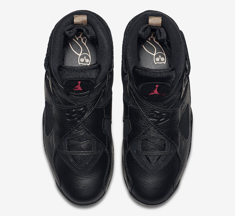 Nike MEN'S Jordan 8 Retro OVO DRAKE Black/Blue/Metallic Gold SIZE