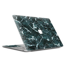 Skin Decal Wrap for MacBook Air Retina 13 Inch - Green Dark Marble Granite