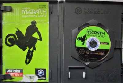 Gamecube Jeremy Mc  Grath - Supercross World GC - Spiel und Anleitung in Deutsch