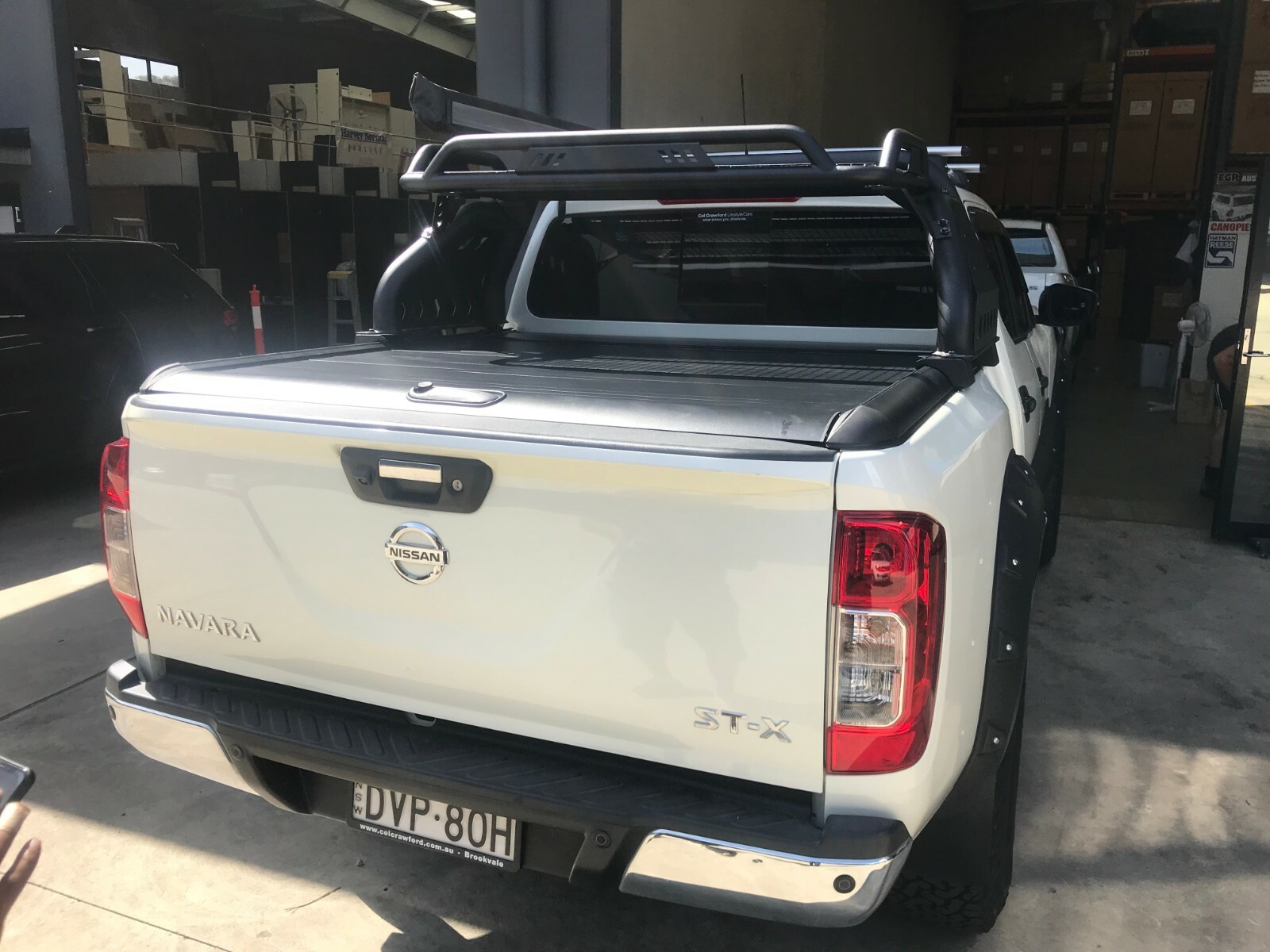 FITS NISSAN NAVARA D22 D23 D40 NP300 Sports Bar Roof Top Basket Hunting