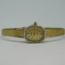 Lucien Piccard Dufonte 10 Diamonds Quartz Analog Women's Watch New Battery