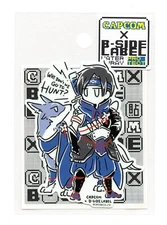 Monster Hunter Rise Kamura Hunter & Palamute Sticker B-Side Label CAPCOM UV