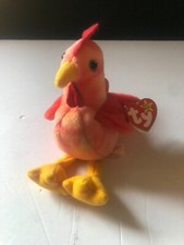 Ty Beanie Baby DOODLE The Rooster 4th Generation 3rd Tush Tag PVC 1996
