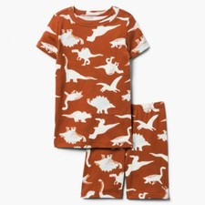 NWT Gymboree Boys Dino Dinosaur Gymmies Pajama Set Pj cotton