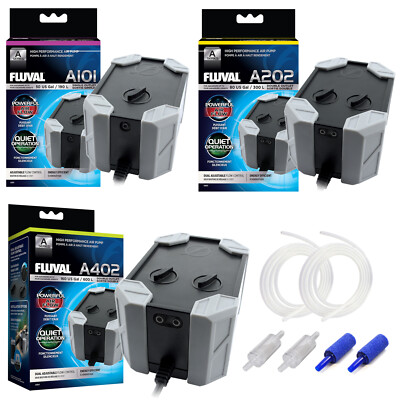Aquarium Luftpumpen Fluval A Serie einstellbarer Durchflussbehälter Sauerstoffgenerator kostenloser Schlauch Kit