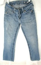 Miss Me Jeans Embroidered Crosses Sz 26 Boot Cut Medium 01 - JP5004R