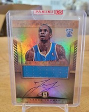 2012-13 Panini Gold Standard #277 Lance Thomas Rookie Autograph Jersey Auto 