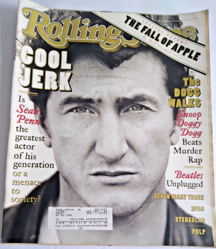 Rolling Stone Mag "Cool Jerk Sean Penn"/(Snoop) Dogg Walks. April 1996 Issue 731