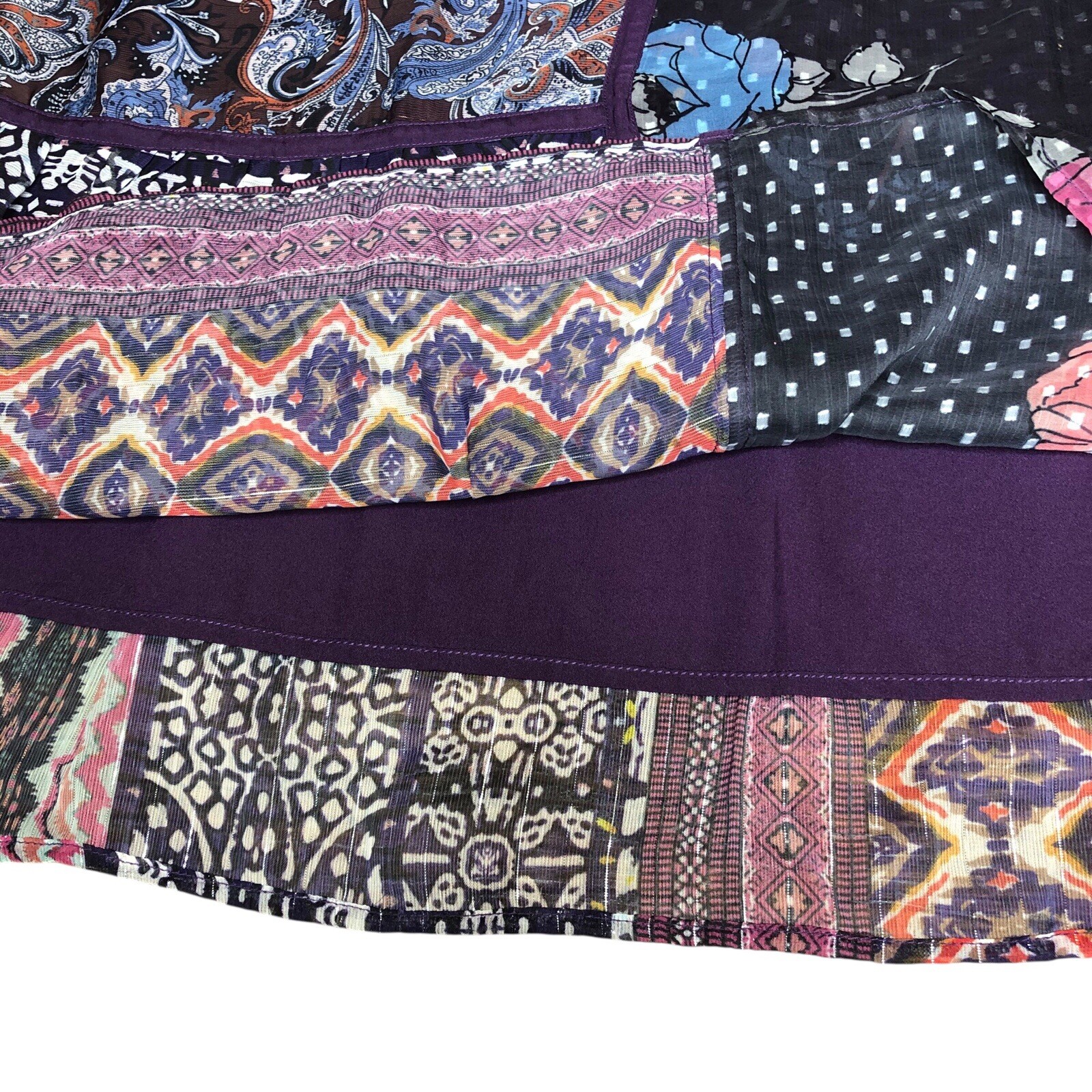 Soft Surroundings Boho Patchwork Tunic Top Size M… - image 7